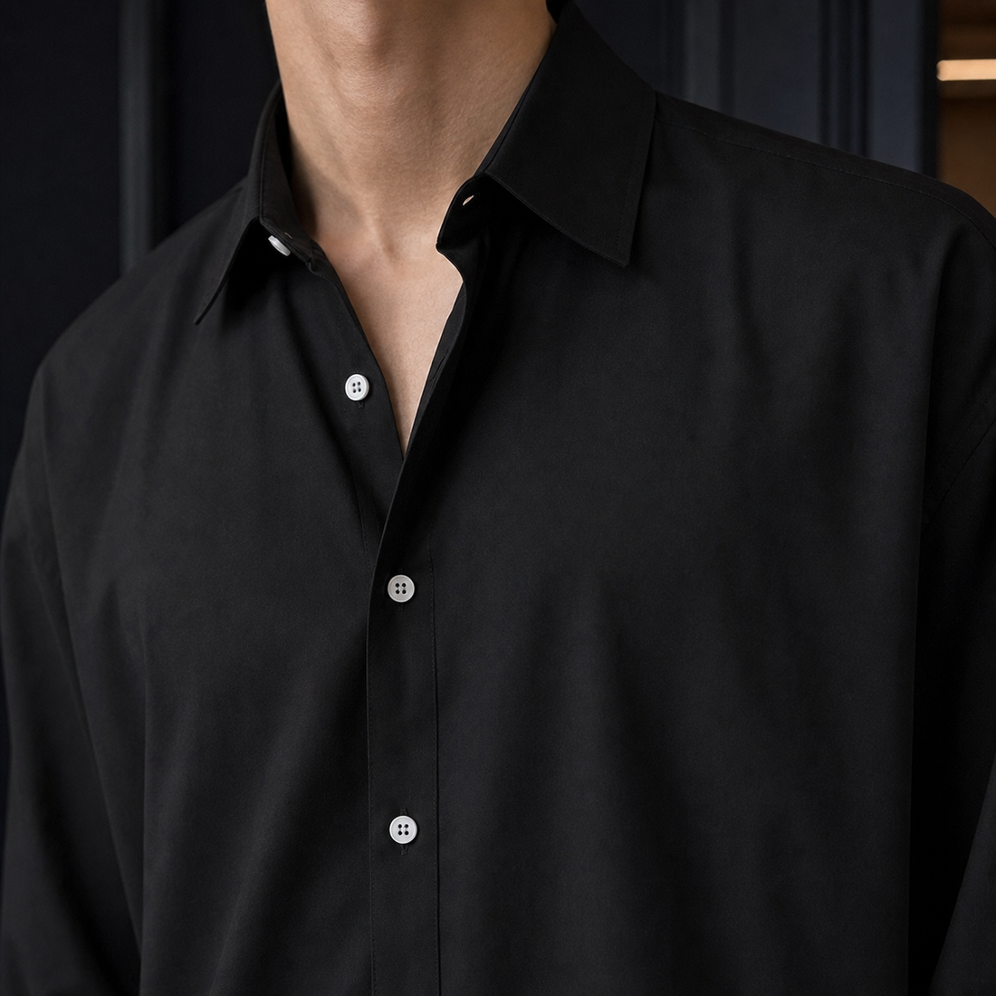 Odilon Oversized Shirt - Lead Product Detail
