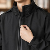 Erasmus Stand Collar Jacket - Lead Product Detail