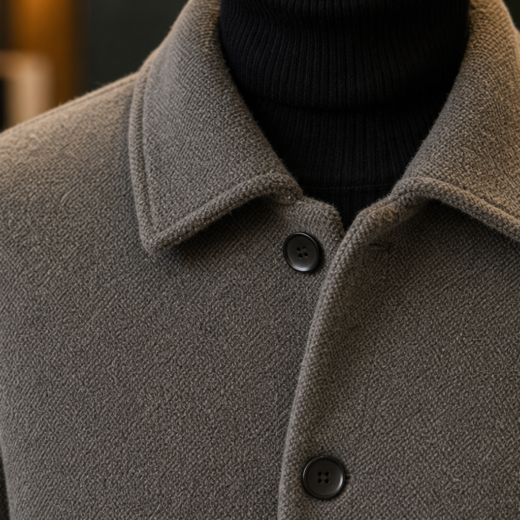 Carter Textured Overshirt - Lead Product Detail