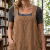 Yara-Pearl Pinafore Dress - Lead Product Detail