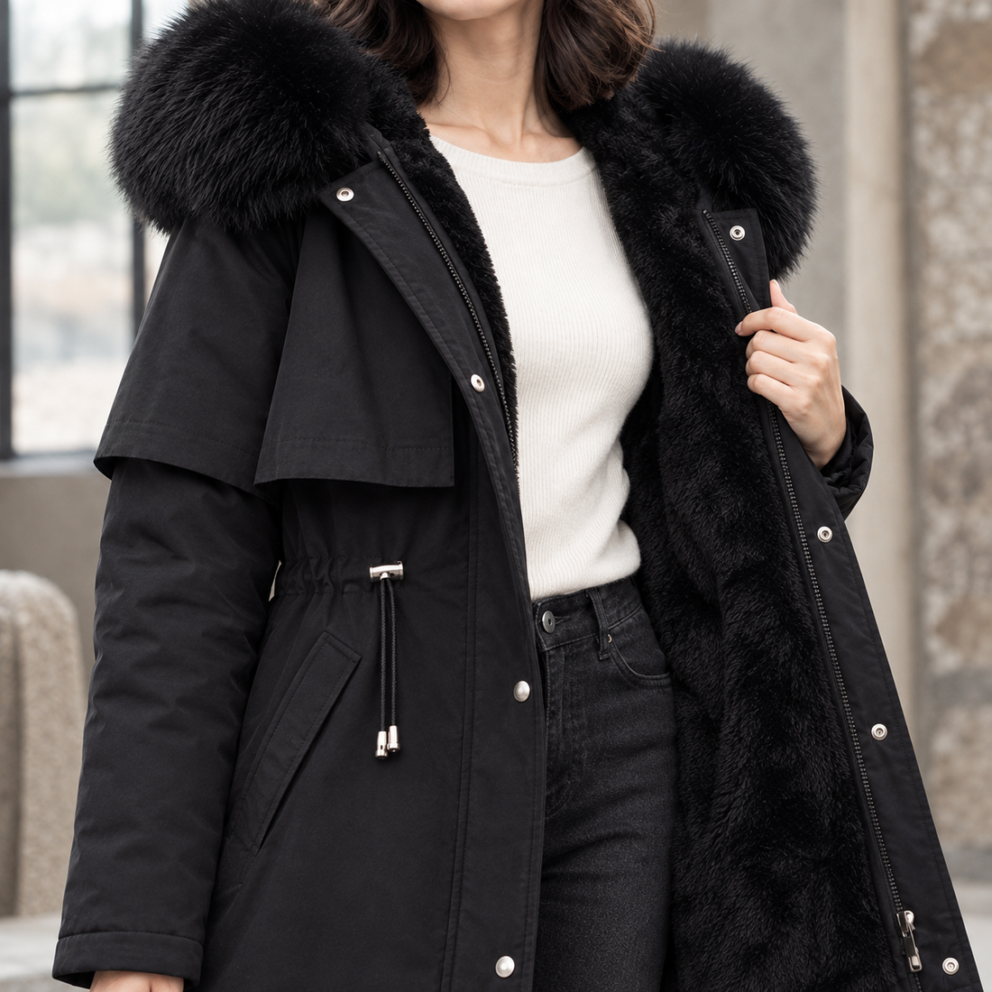 Agnes-Hope Hooded Coat - Lead Product Detail