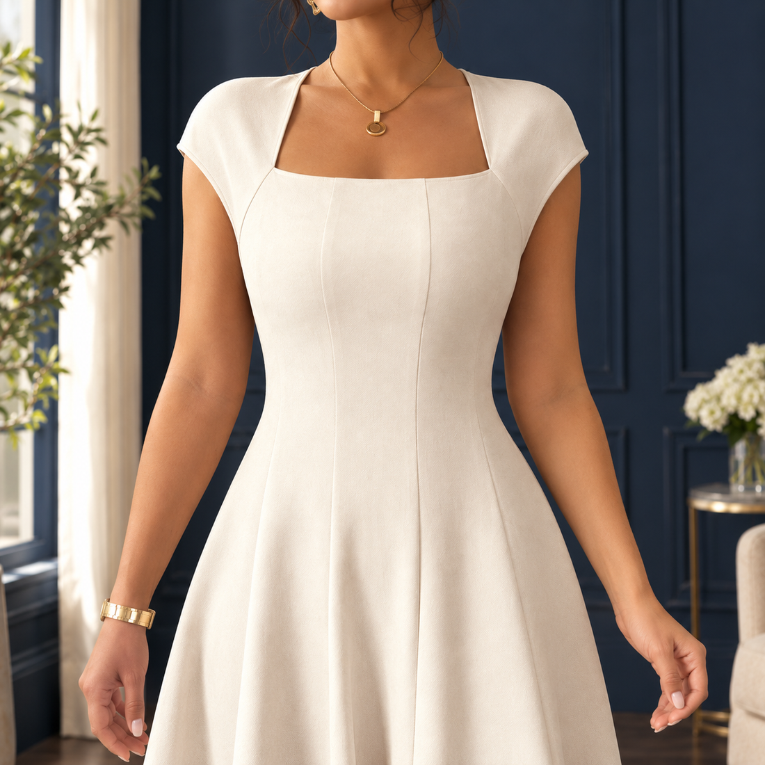 Zenobia-Belle A-Line Dress - Lead Product Detail