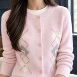 Giulia-Rae Argyle Cardigan - Lead Product Detail