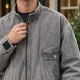 Blake Washed Denim Jacket - Lead Product Detail