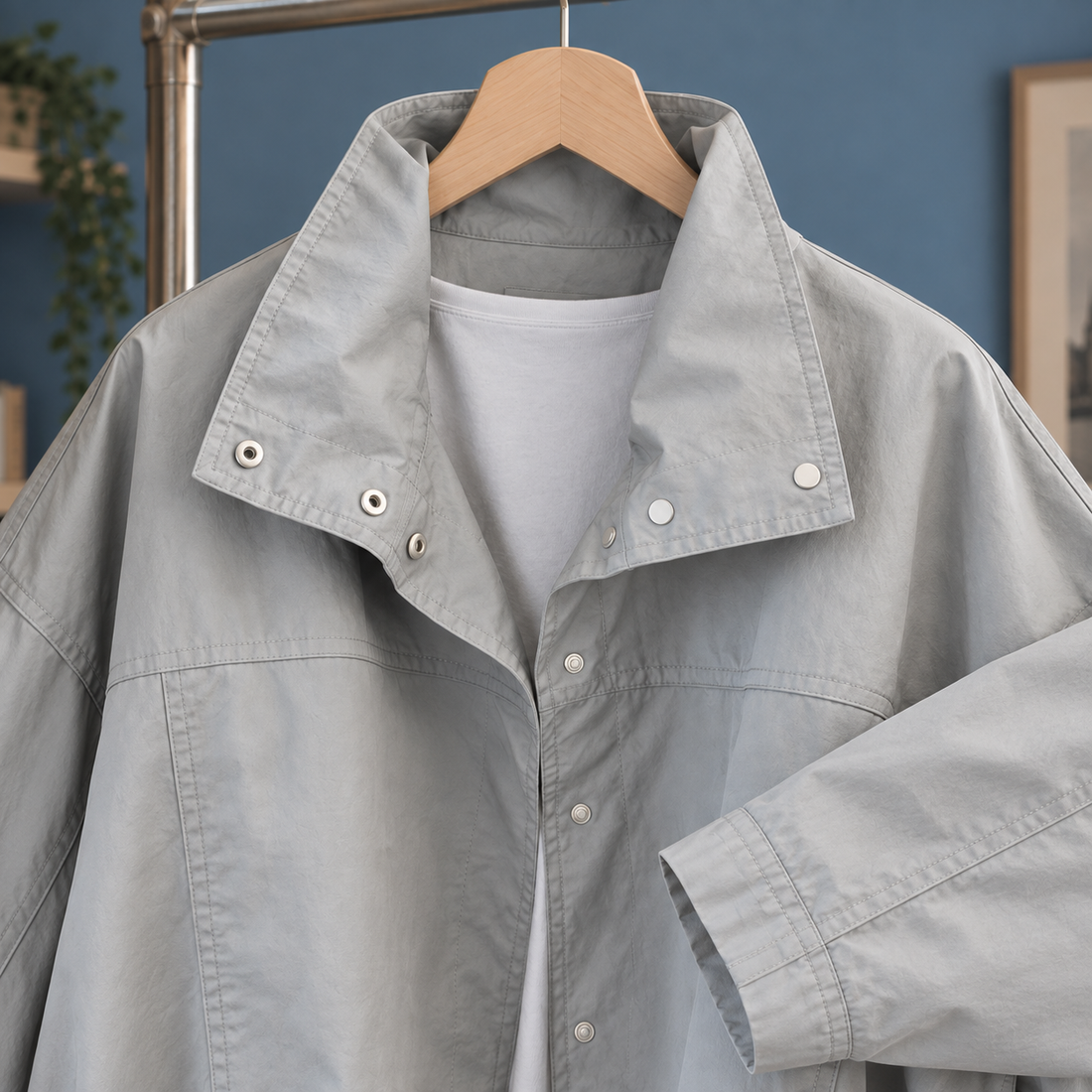 Pomeline-Jade Drawstring Jacket - Lead Product Detail