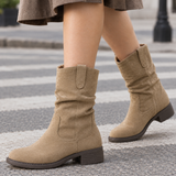 Lecce-Zara Slouch Boots - Lead Product Detail
