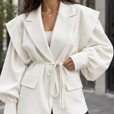 Valentina-Claire Sculpted Jacket - Lead Product Detail
