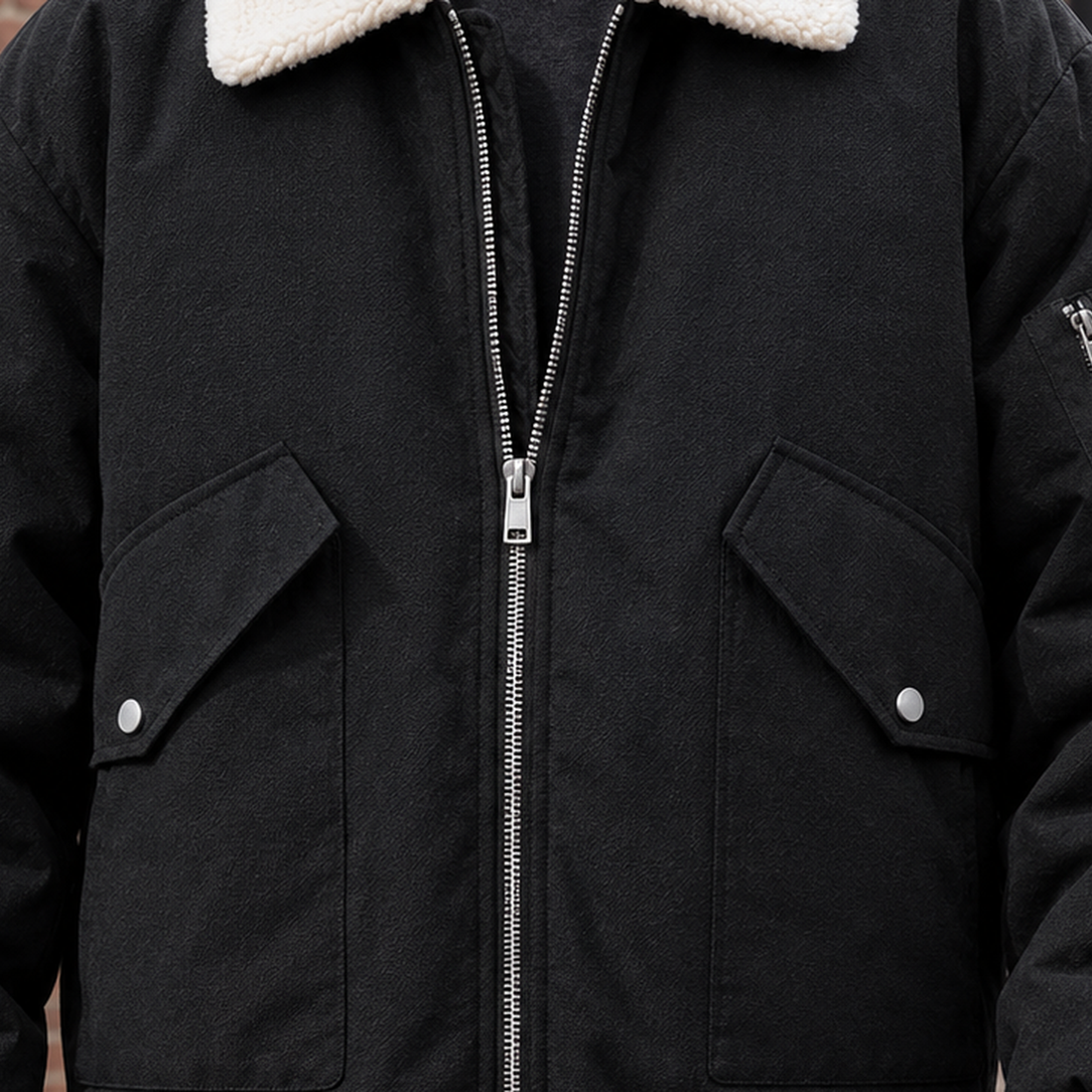 Harlan Aviator Jacket - Lead Product Detail