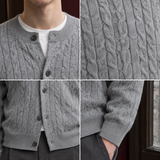 Brandon Cable Cardigan - Lead Product Detail