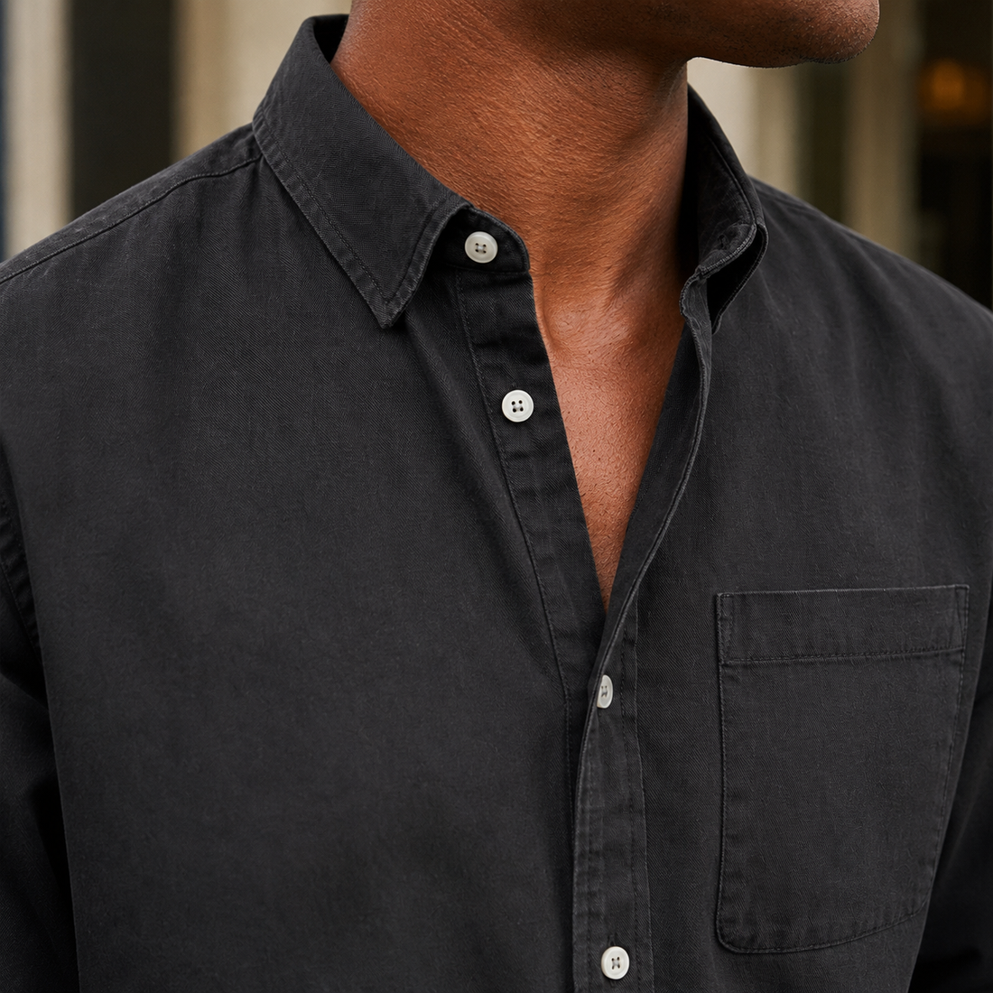 Dario Relaxed Shirt - Lead Product Detail