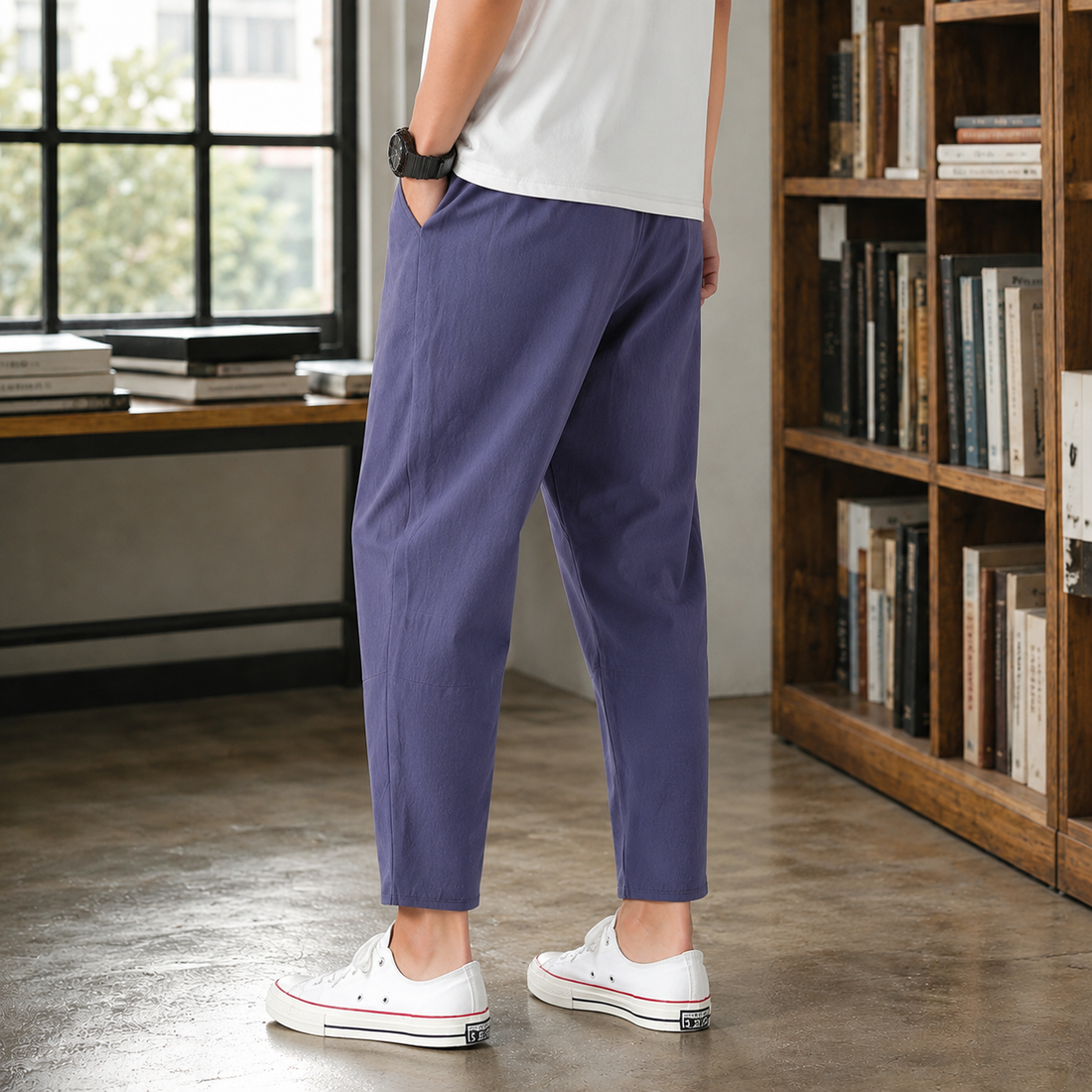 Bertrand Relaxed Pants - Lead Alternate View