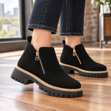 Zanetti-Como Zip Ankle Boots - Lead Product Detail