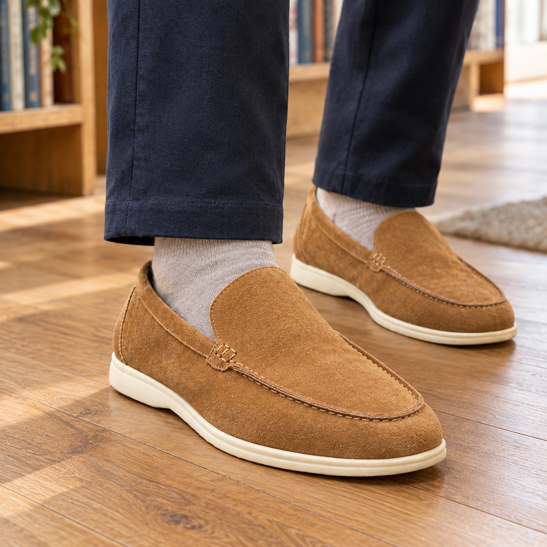 Sorrento-Arezzo Suede Loafers - Lead Product Detail