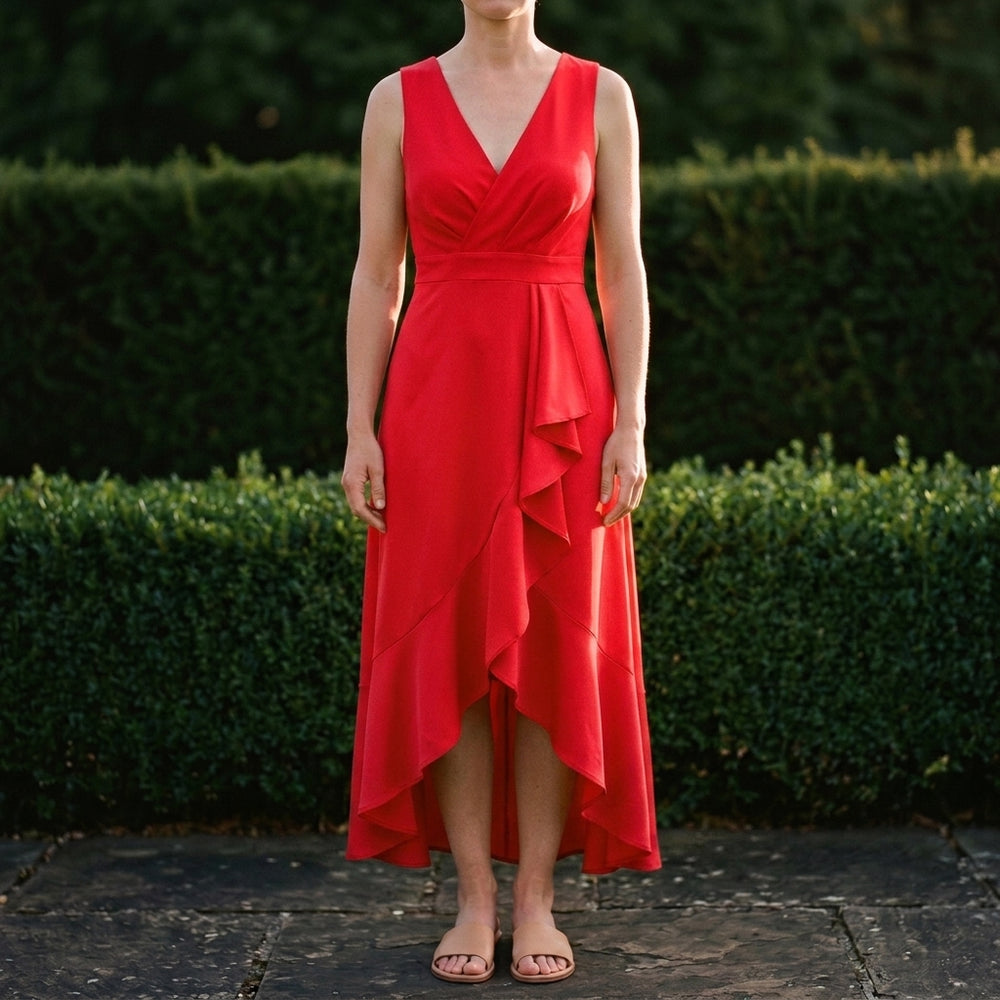 Willa Wrap Dress - Red