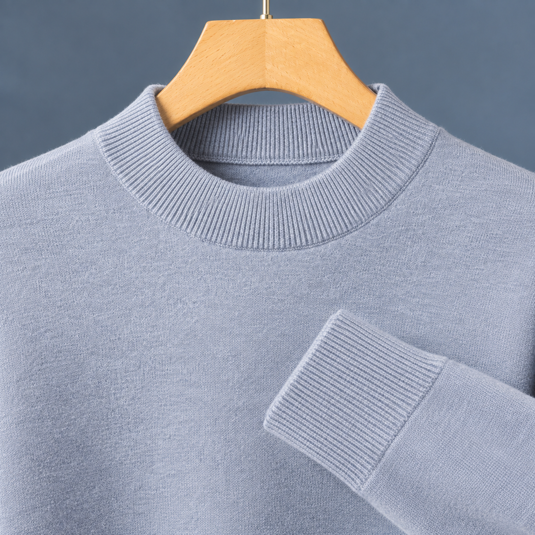 Valentin Mock Neck Sweater - Lead Product Detail