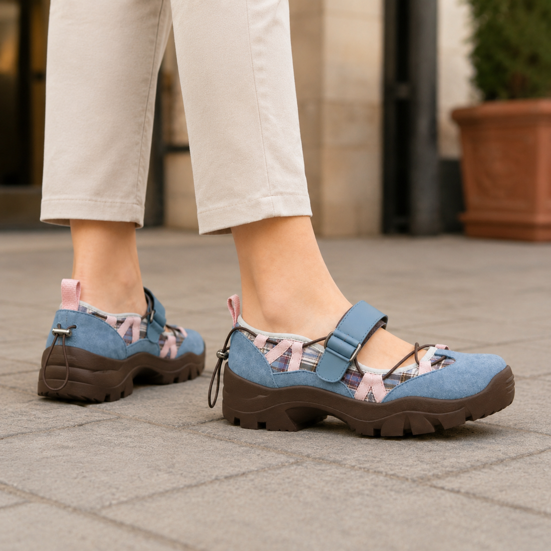 Perugia Chunky Mary Janes - Lead Alternate View