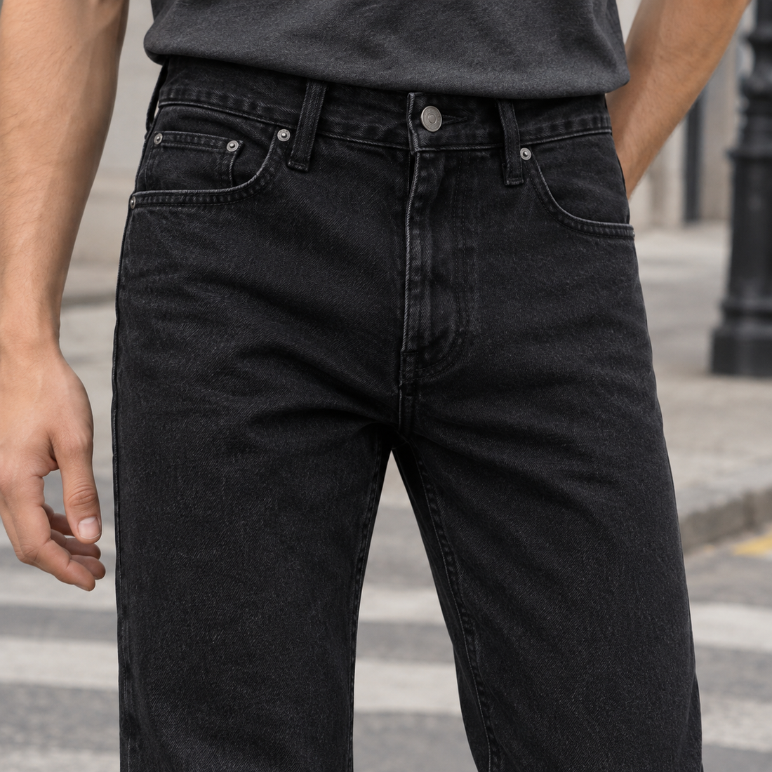 Dario Flared Jeans - Lead Product Detail