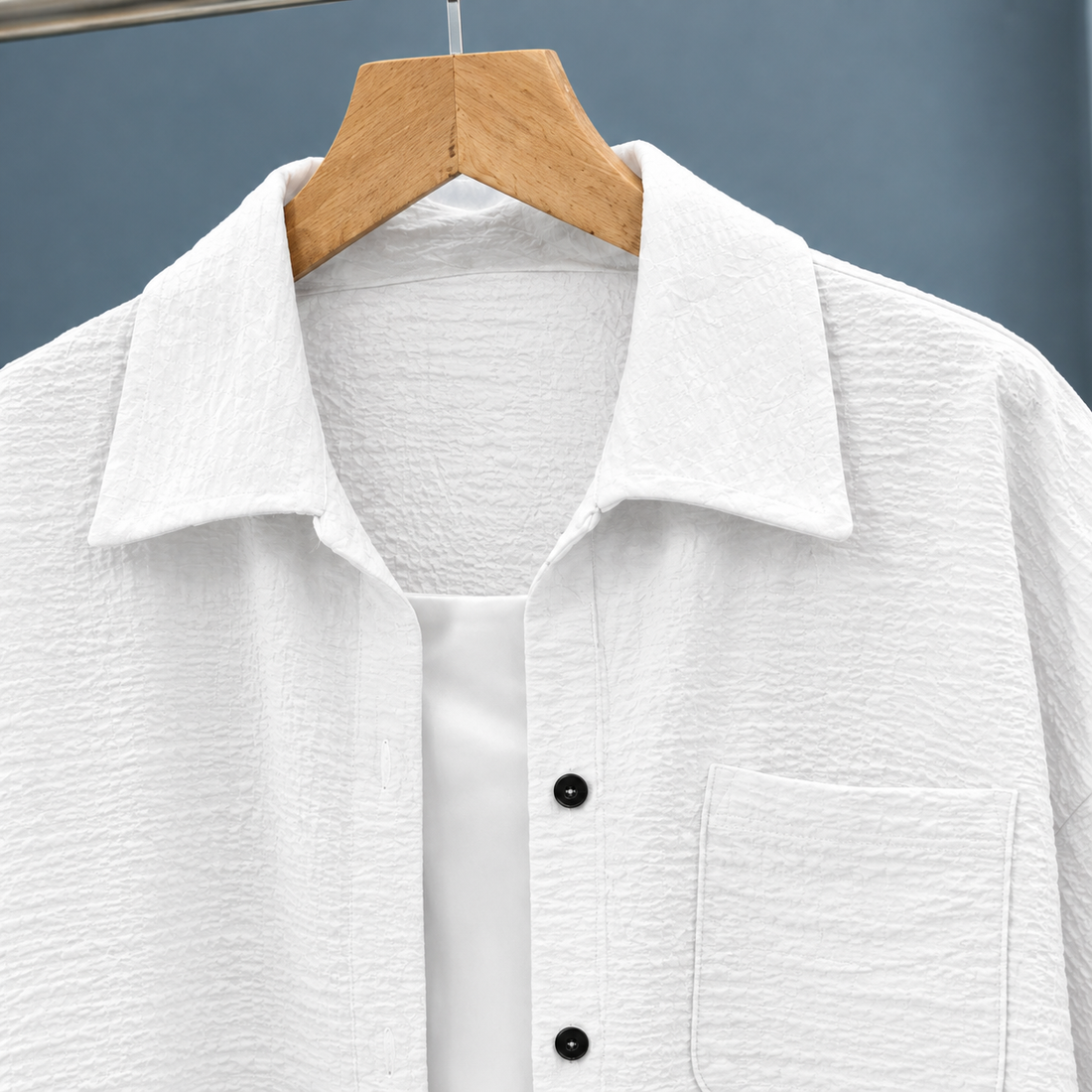 Karen-Rae Textured Shirt - Lead Product Detail