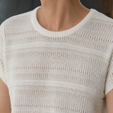 Nico Openwork Knit Top - Lead Product Detail