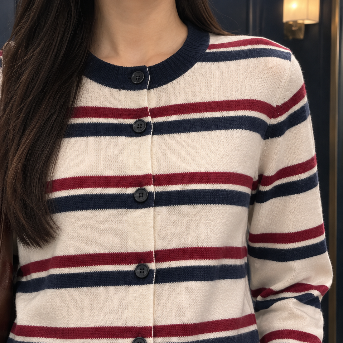 Florentine-Kate Striped Cardigan - Lead Product Detail