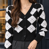 Adeline-Jade Argyle Cardigan - Lead Product Detail