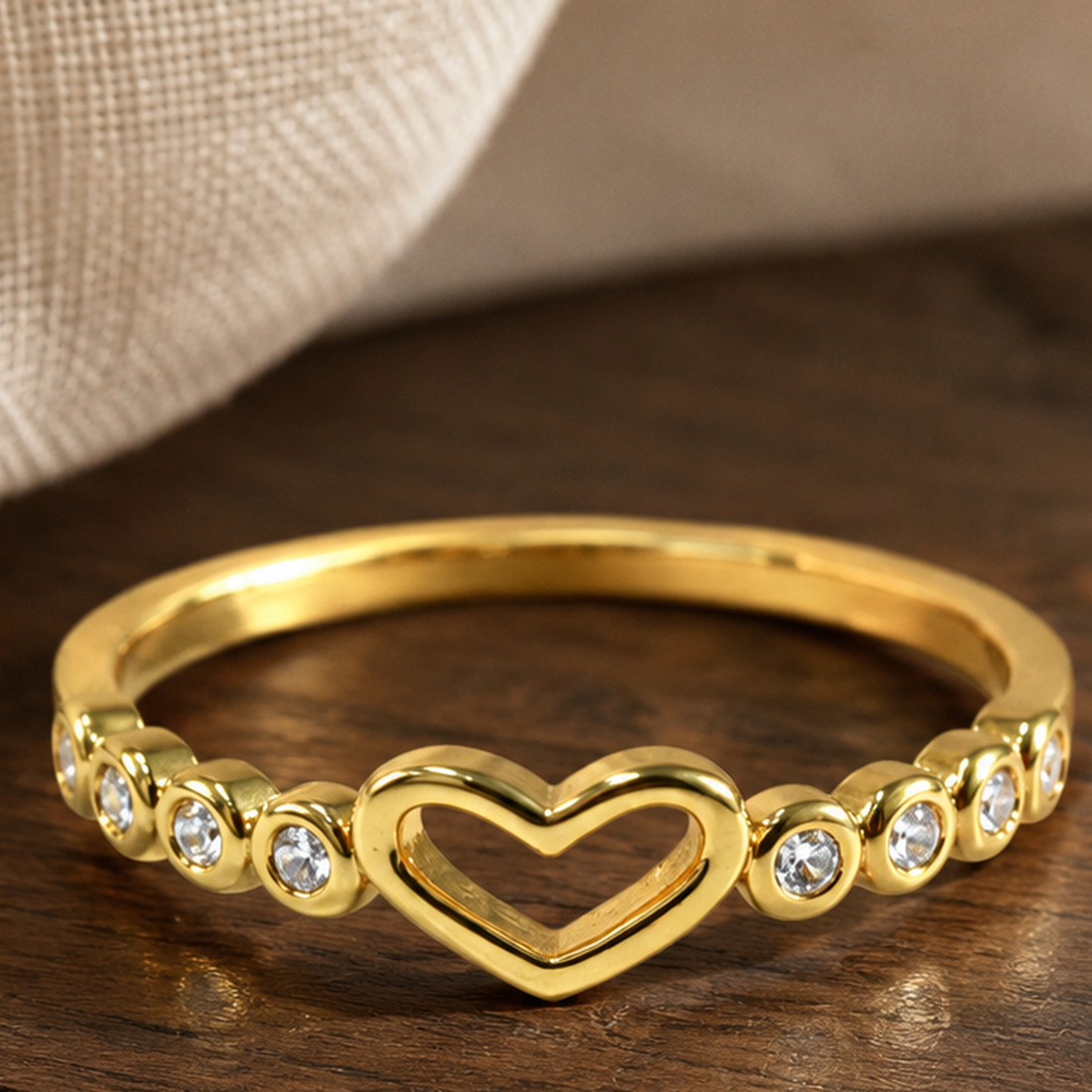 Selwyn Openwork Heart Ring - Lead Product Detail