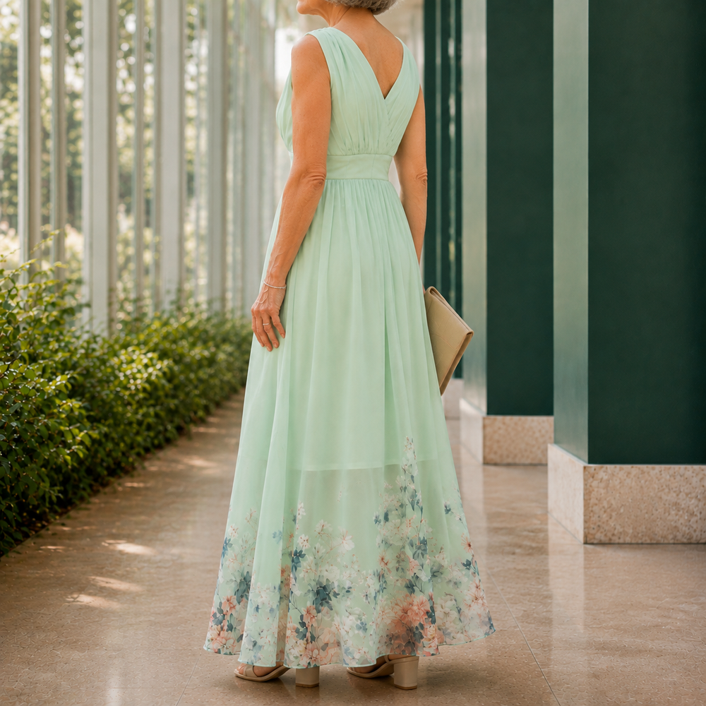 Fleur-Faye Floral Maxi Dress - Lead Alternate View