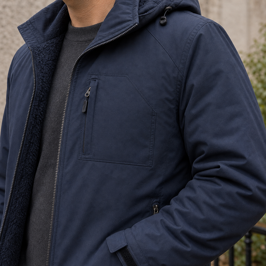 Blake Fleece Jacket - Lead Product Detail
