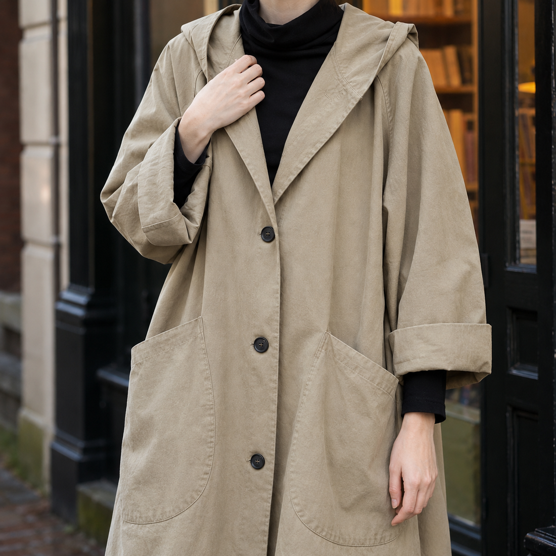Alina-Mae Hooded Overcoat - Lead Product Detail