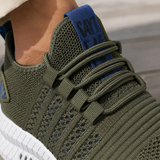 Santoro Knit Sneakers - Lead Product Detail