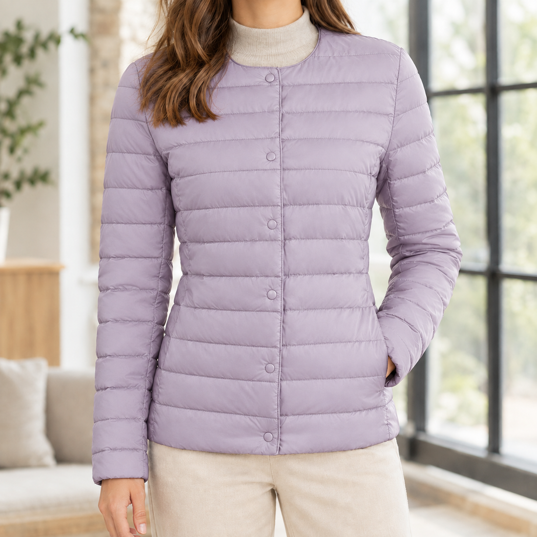 Bettina-Louise Quilted Jacket - Light Purple