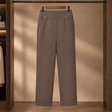 Esther-Hope Straight Leg Pants - Khaki