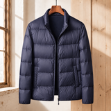 Ilario Quilted Jacket - Dark Navy Blue