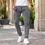 Wyatt Cargo Jeans - Gray
