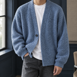 Pascal Textured Cardigan - Blue