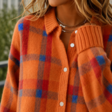 Faye Plaid Sweater - Lead Product Detail
