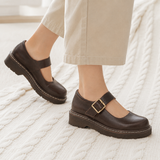 Bertelli Platform Mary Janes - Brown