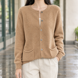 Carina-Mae Pocket Cardigan - Golden Camel