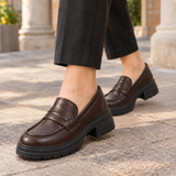 Caselli-Monza Chunky Loafers - Brown