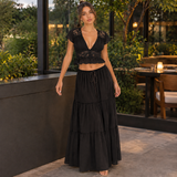 Marguerite-Eve Lace Set - Black