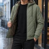 Austin Quilted Jacket - Army Green
