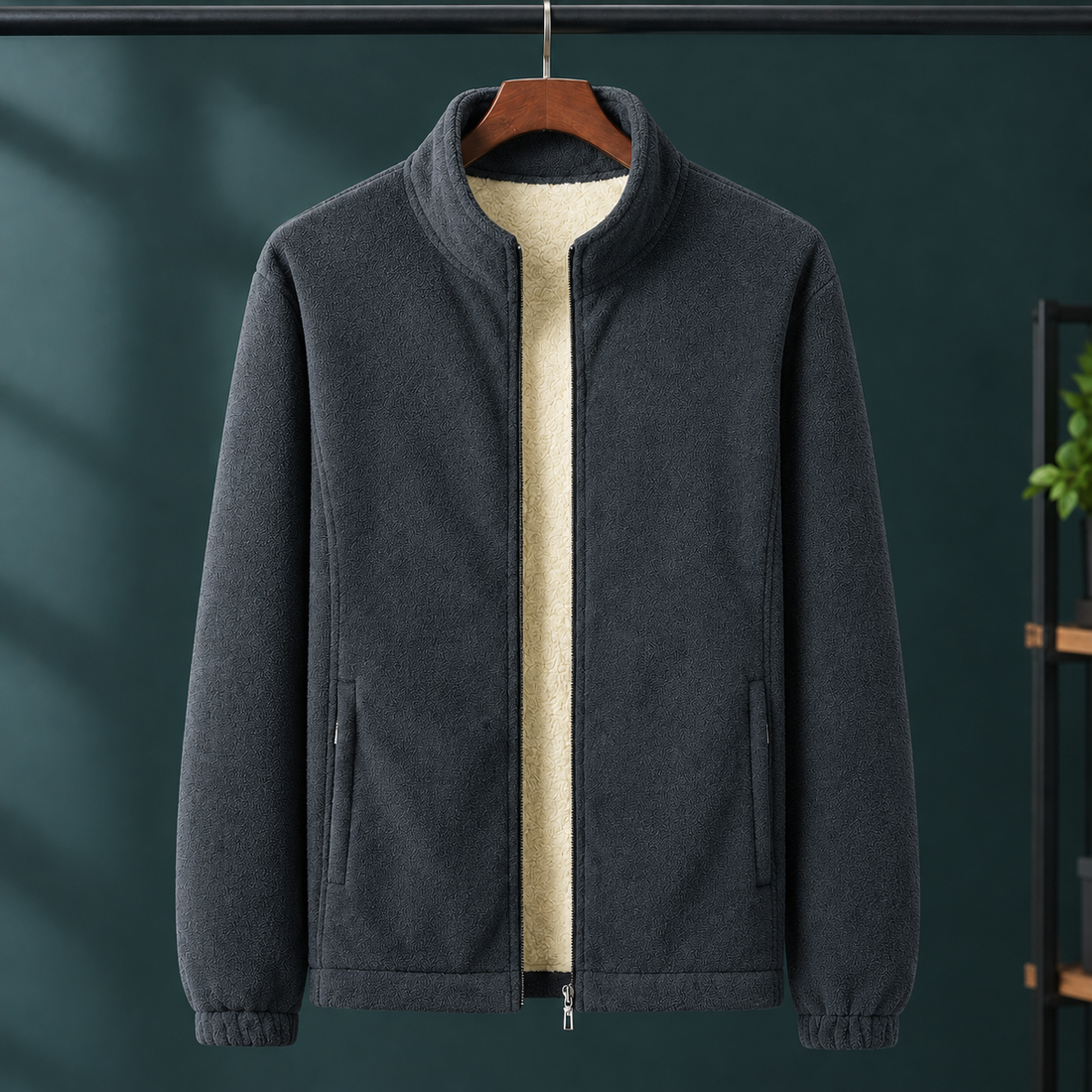 Blake Fleece Jacket - Dark Gray
