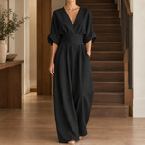 Mathilde Wrap Jumpsuit - Black