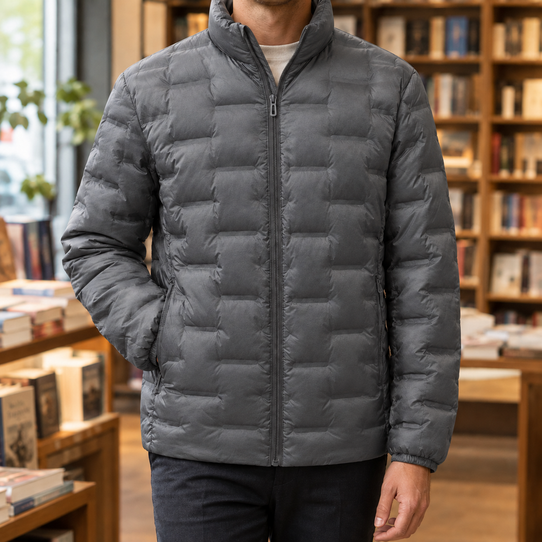 Anselm Cashmere Jacket - Gray