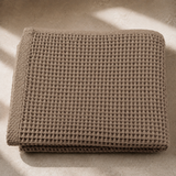 Larkspur Waffle Towel - Brown