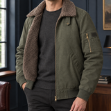 Marco Bomber Jacket - Military Green