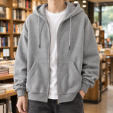Matteo Zip Hoodie - Gray