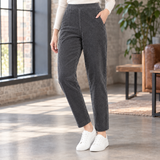 Christabel-Louise Tapered Pants - Gray Cashmere