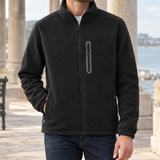 Wyatt Stand Collar Jacket - Black