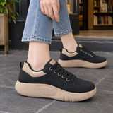 Loredan-Roma Platform Sneakers - Black Beige